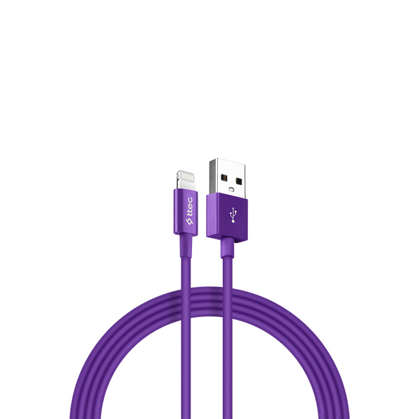 ttec USB-A - Lightning Şarj Kablosu- Mor