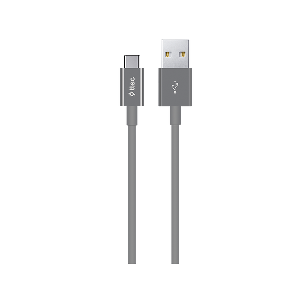 ttec USB-A - USB-C Şarj Kablosu Gri