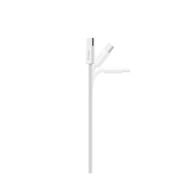 ttec USB-C - USB-C 100cm 60W PD Örgü Hızlı Şarj/Data Kablosu