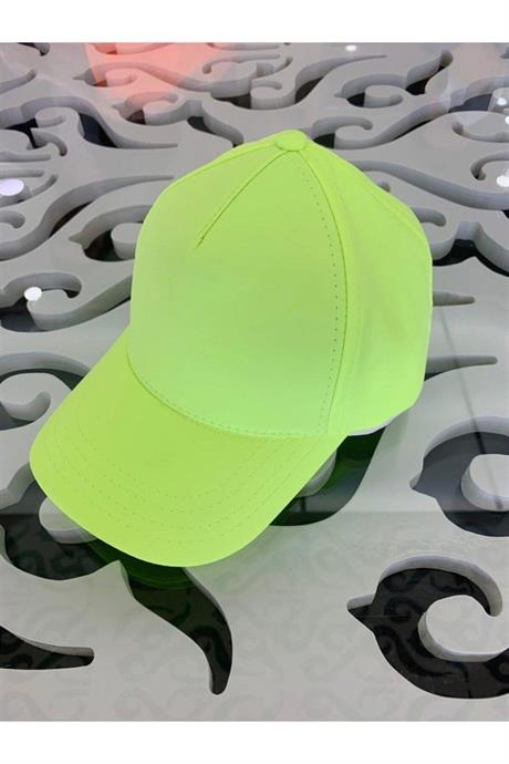 Unisex Neon Şapka Sarı Standart