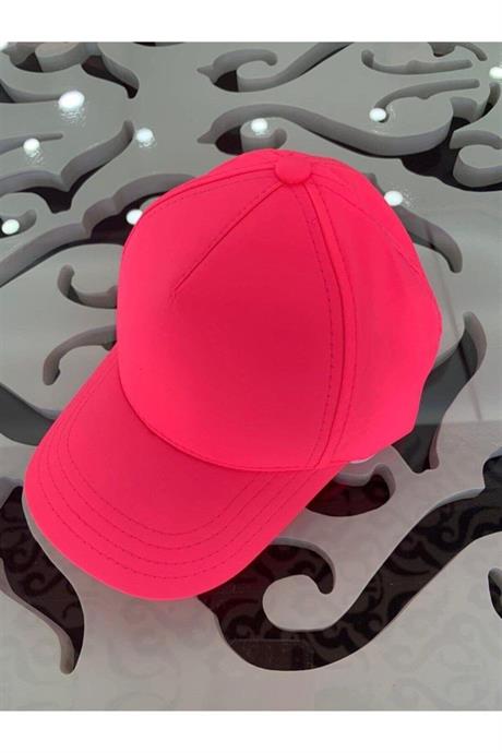 Unisex Neon Şapka Pembe Standart