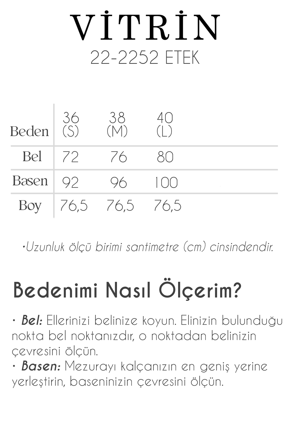 Yanı Fermuarlı Midi Boy Etek