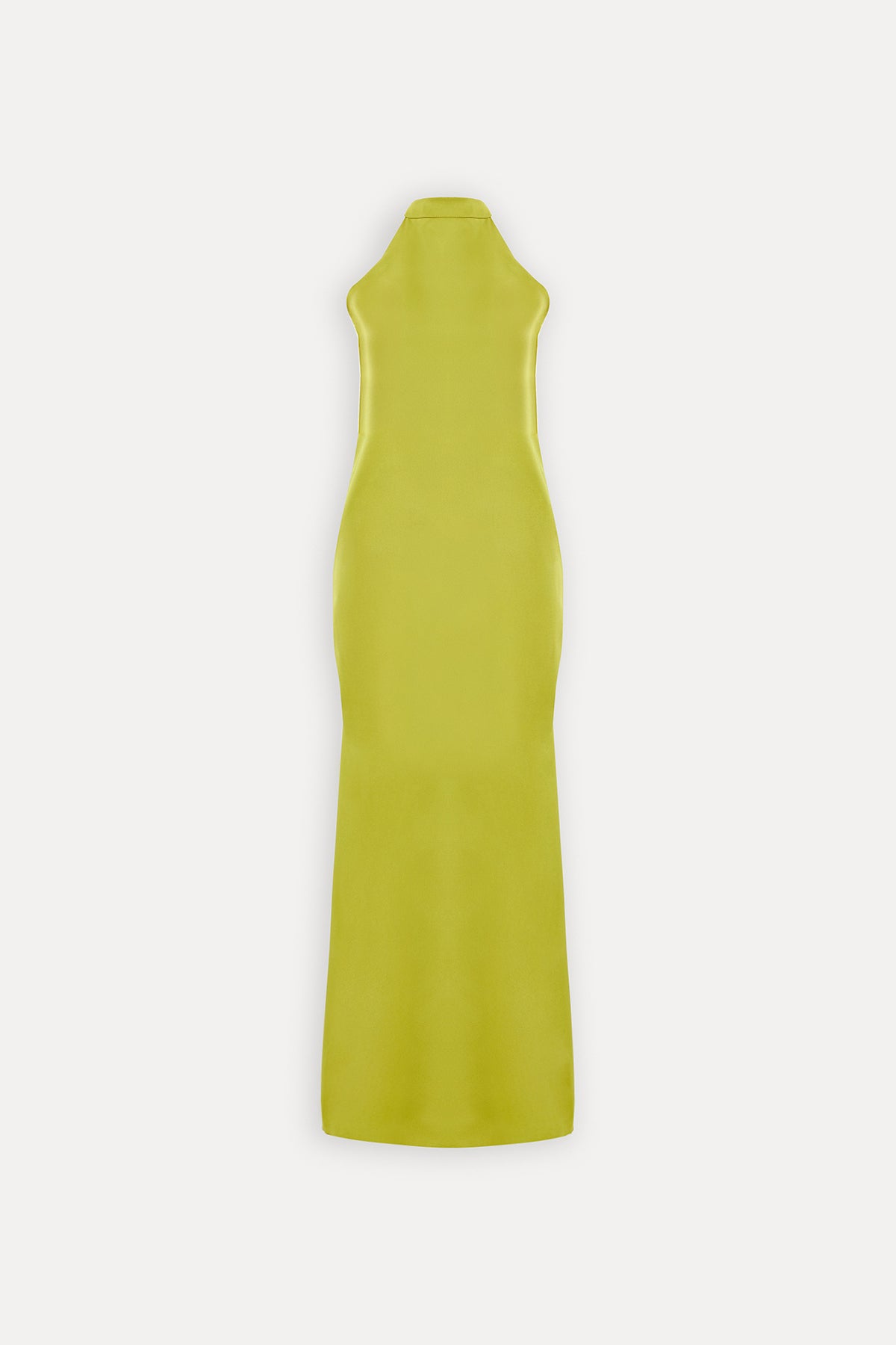 Yeşil Aldonsa Sırt Dekolteli Elbise ATE-1323