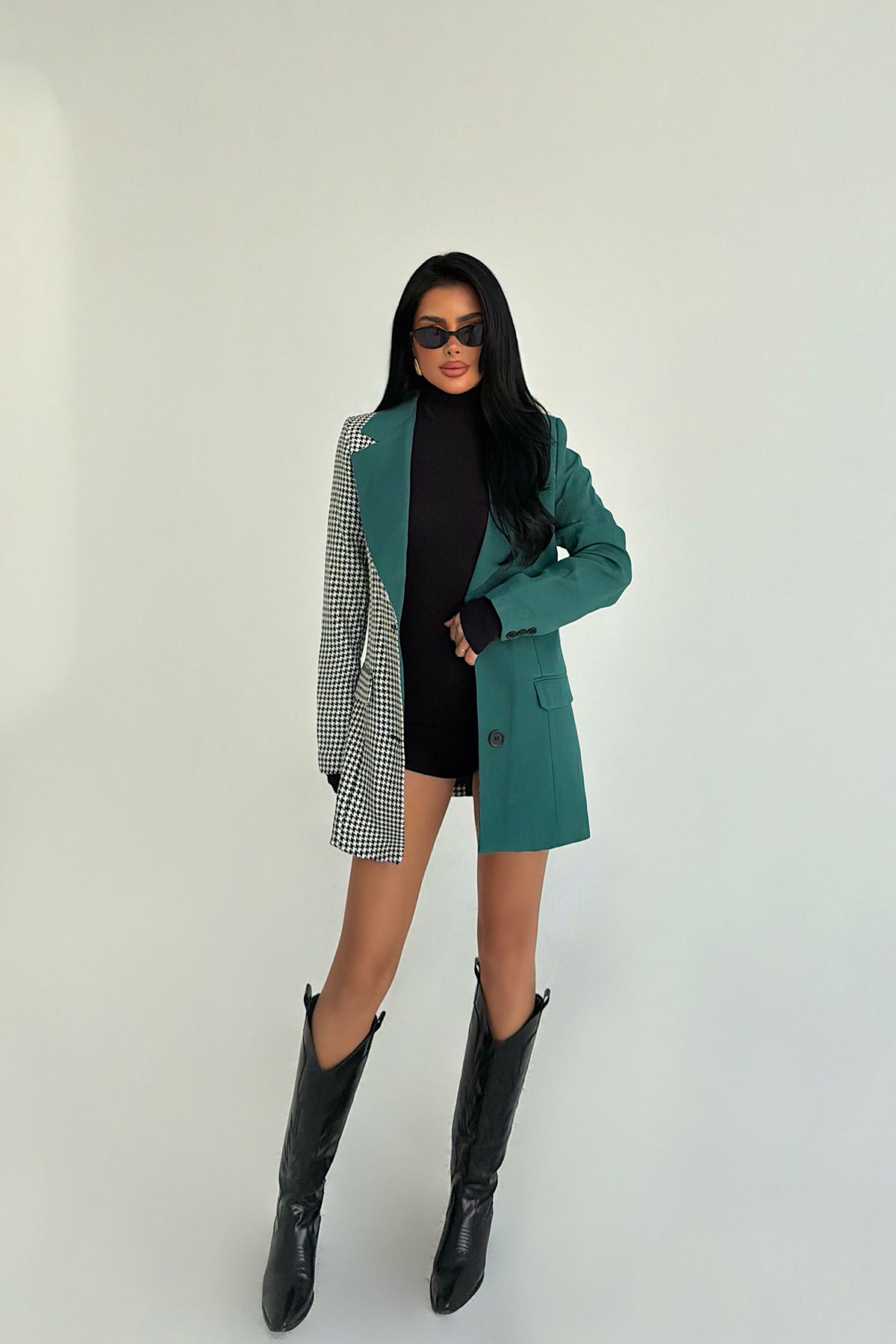 Yeşil Ganso Ceket ATE-3976