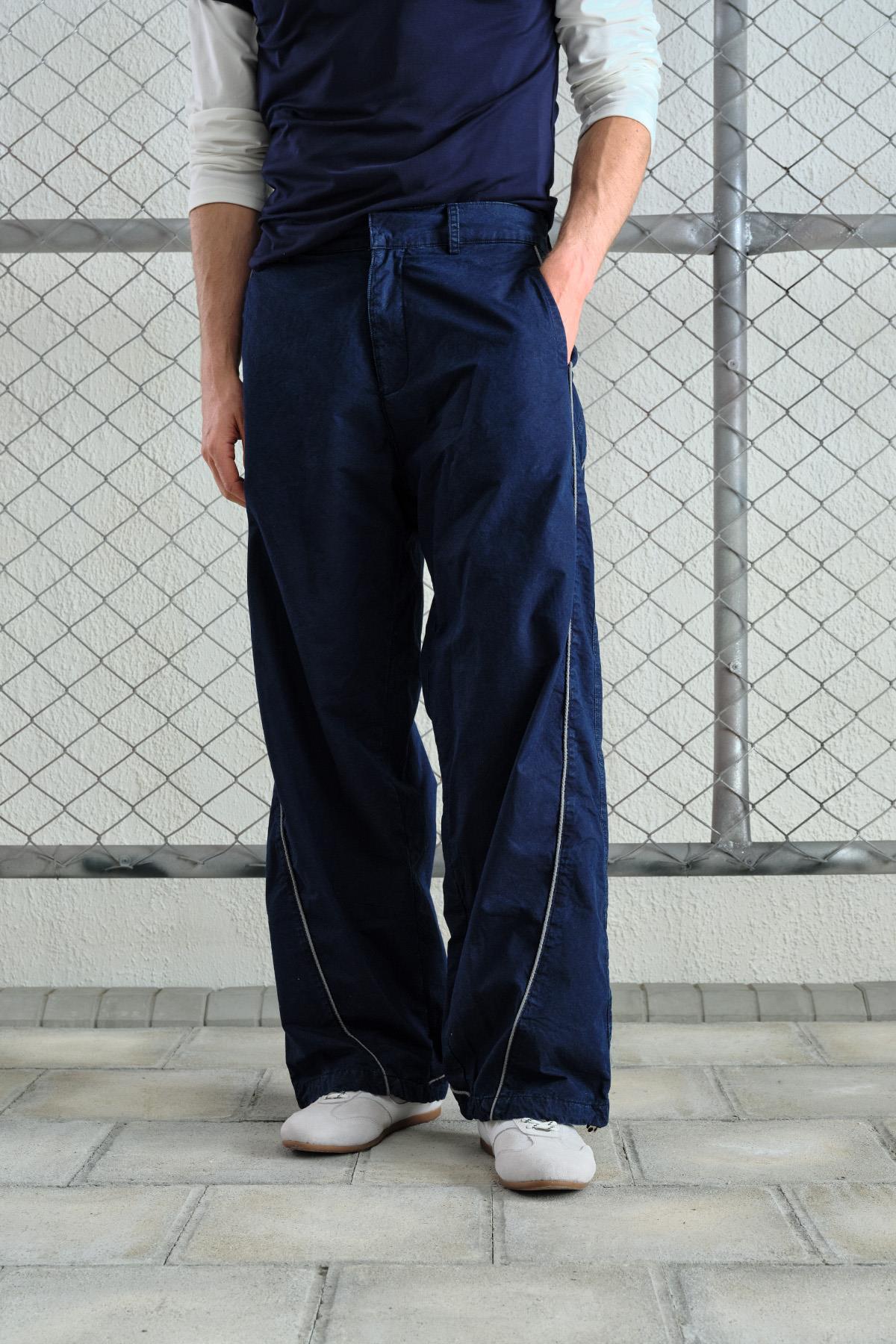 YIKAMALI TRACK LACİVERT PANTOLON