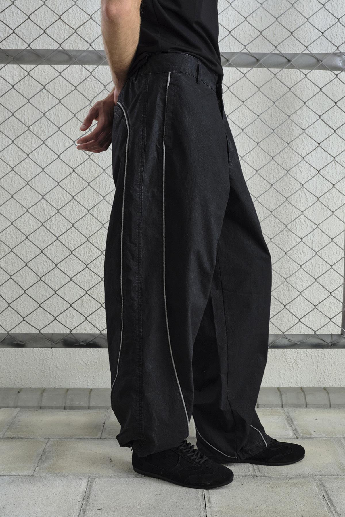 YIKAMALI TRACK SİYAH PANTOLON