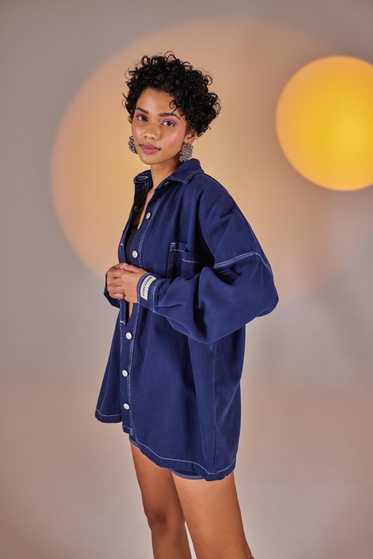 Sofie Gömlek Lacivert