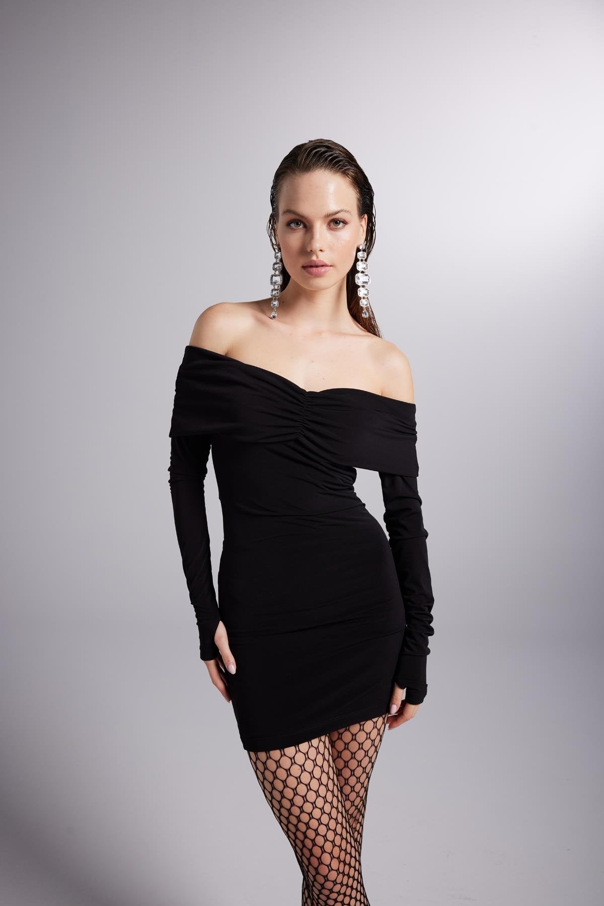 Dreamer Elbise Siyah Siyah L