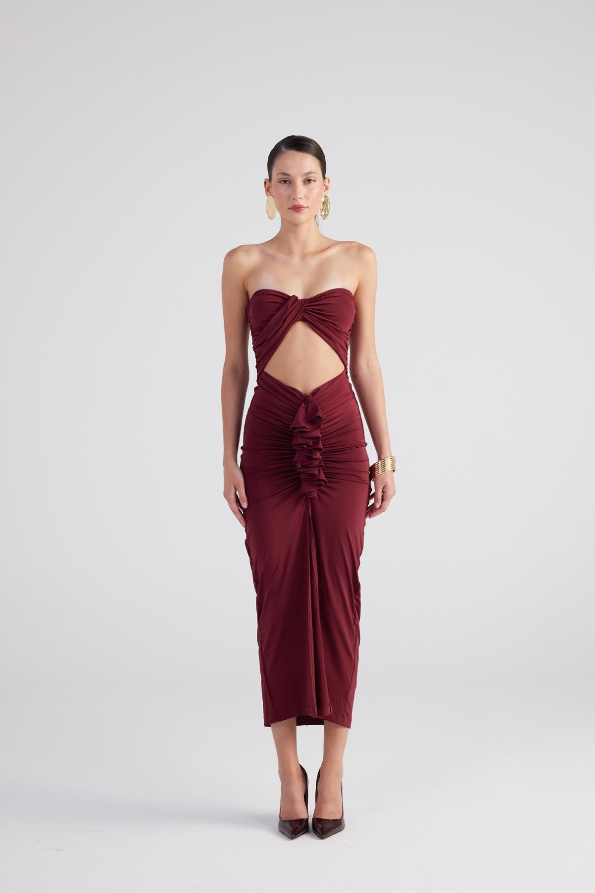 Hailey Elbise Bordo