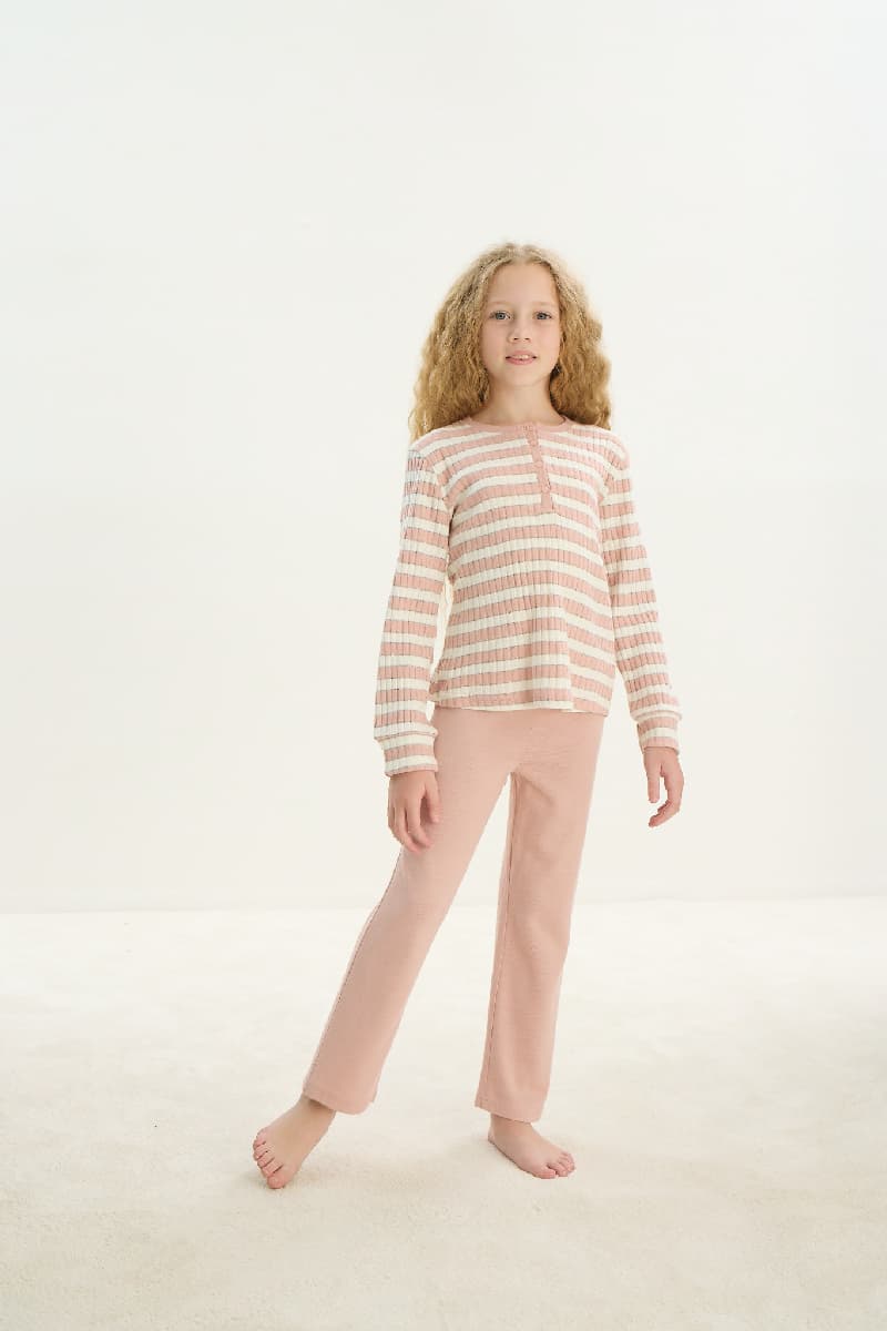 8714 Kız Çocuk Pijama Takım