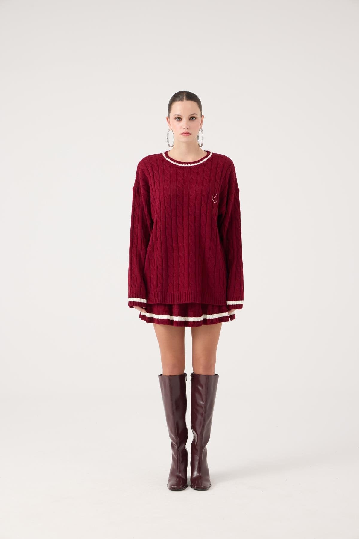 Harold Triko Kazak Bordo Bordo STD