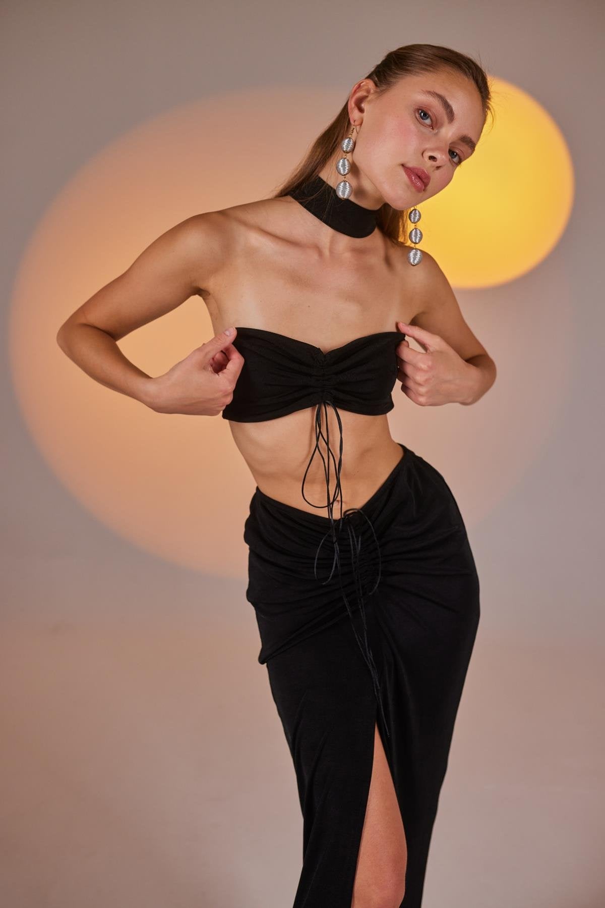 Hestia Bluz Siyah Siyah L