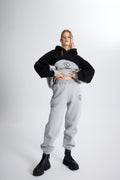 Brushed 3-Ply Fabric Revenge Sweatpants Gray