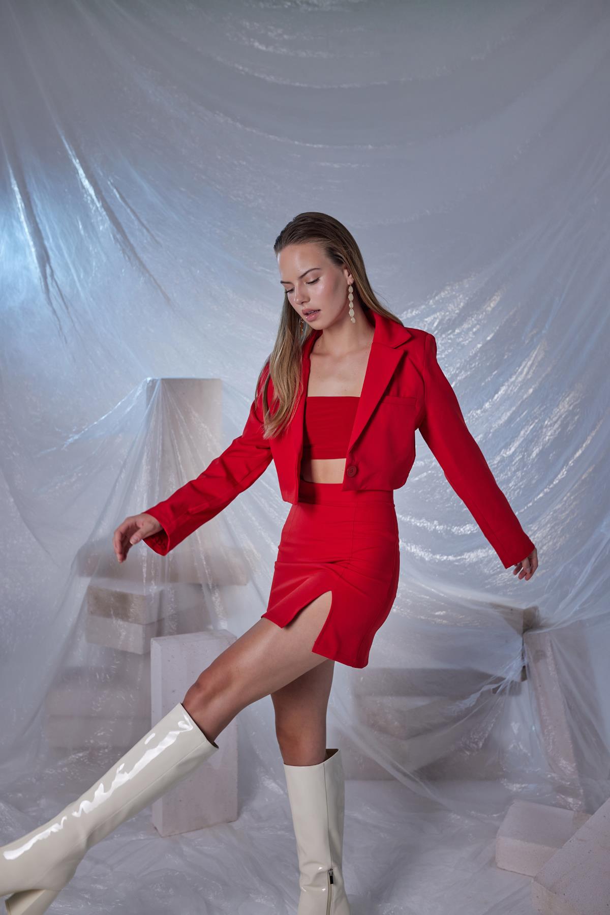 Panky Ceket Kırmızı