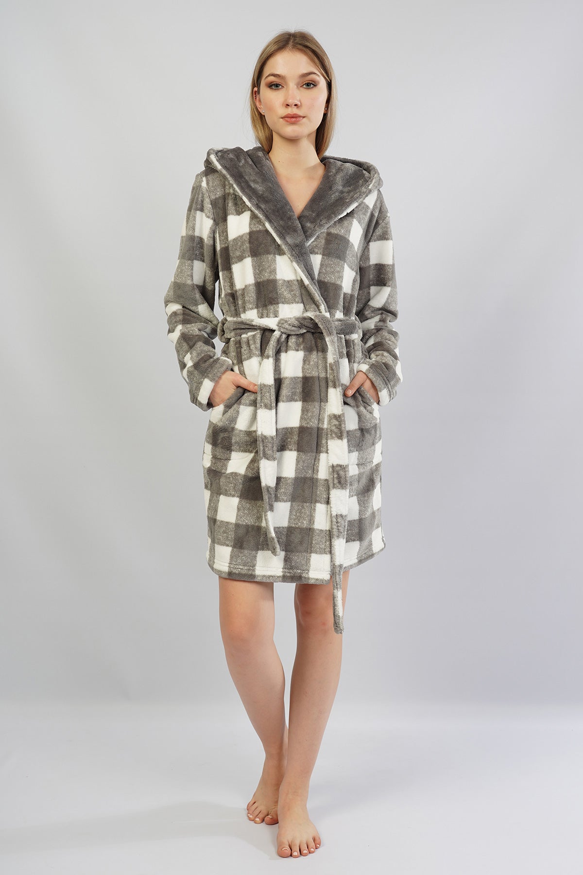 Woman Soft Via Dressing Gown