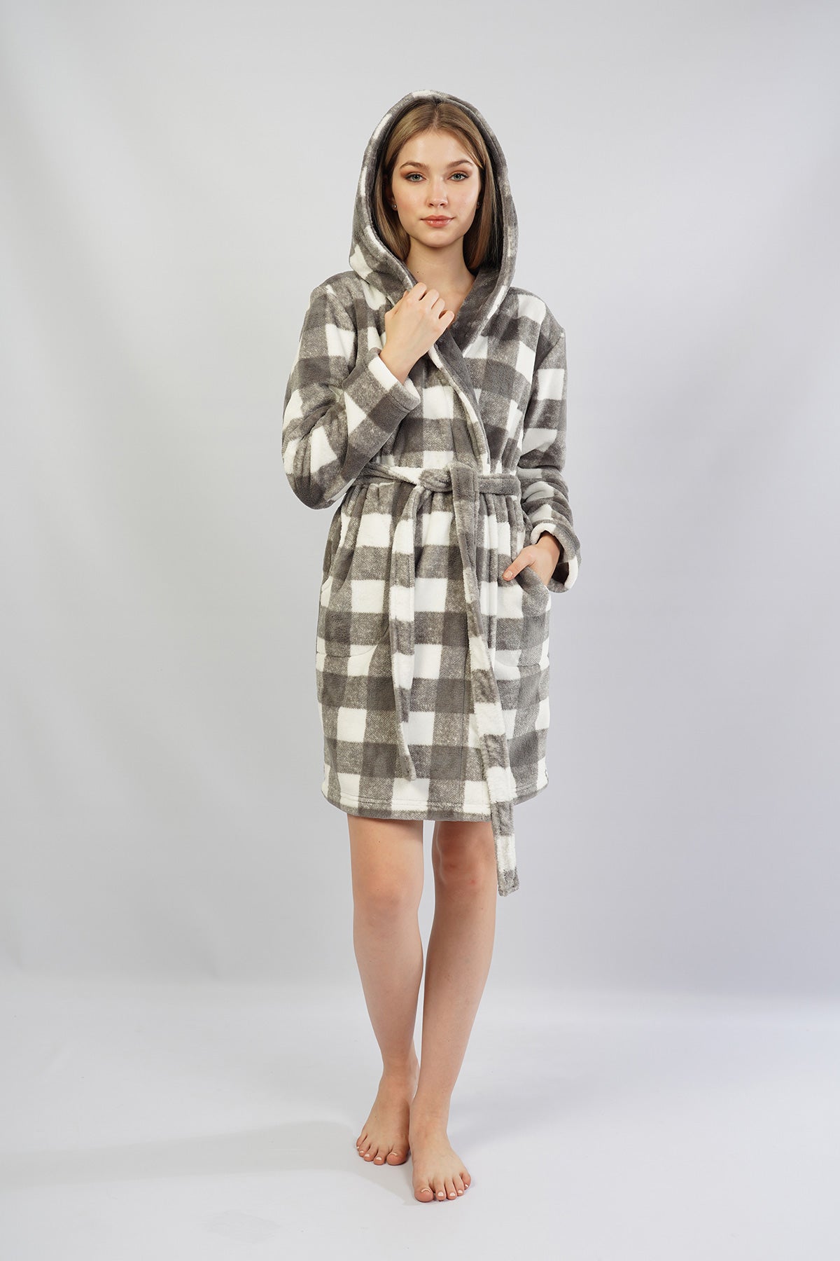 Woman Soft Via Dressing Gown