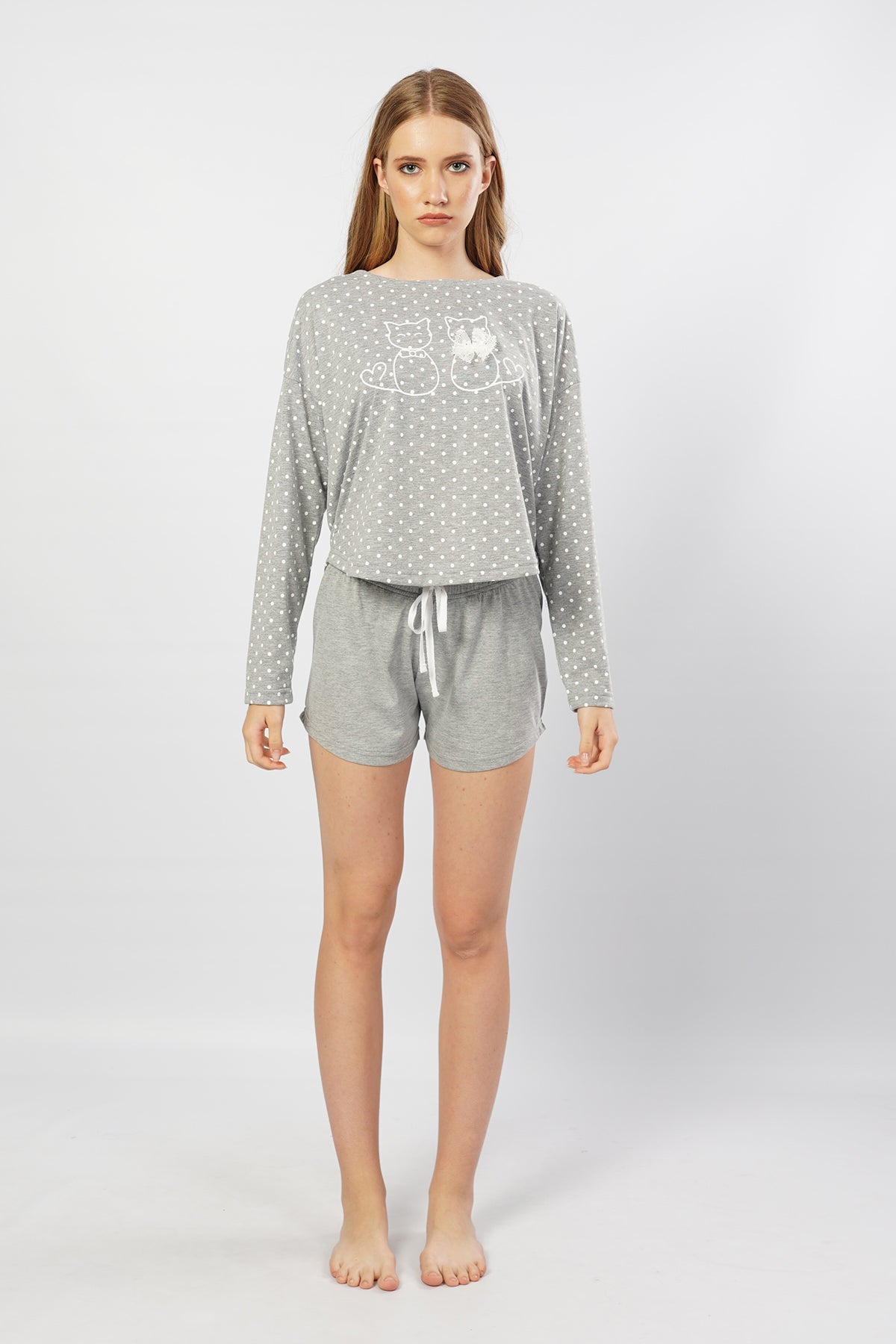 Woman Polka Short Set