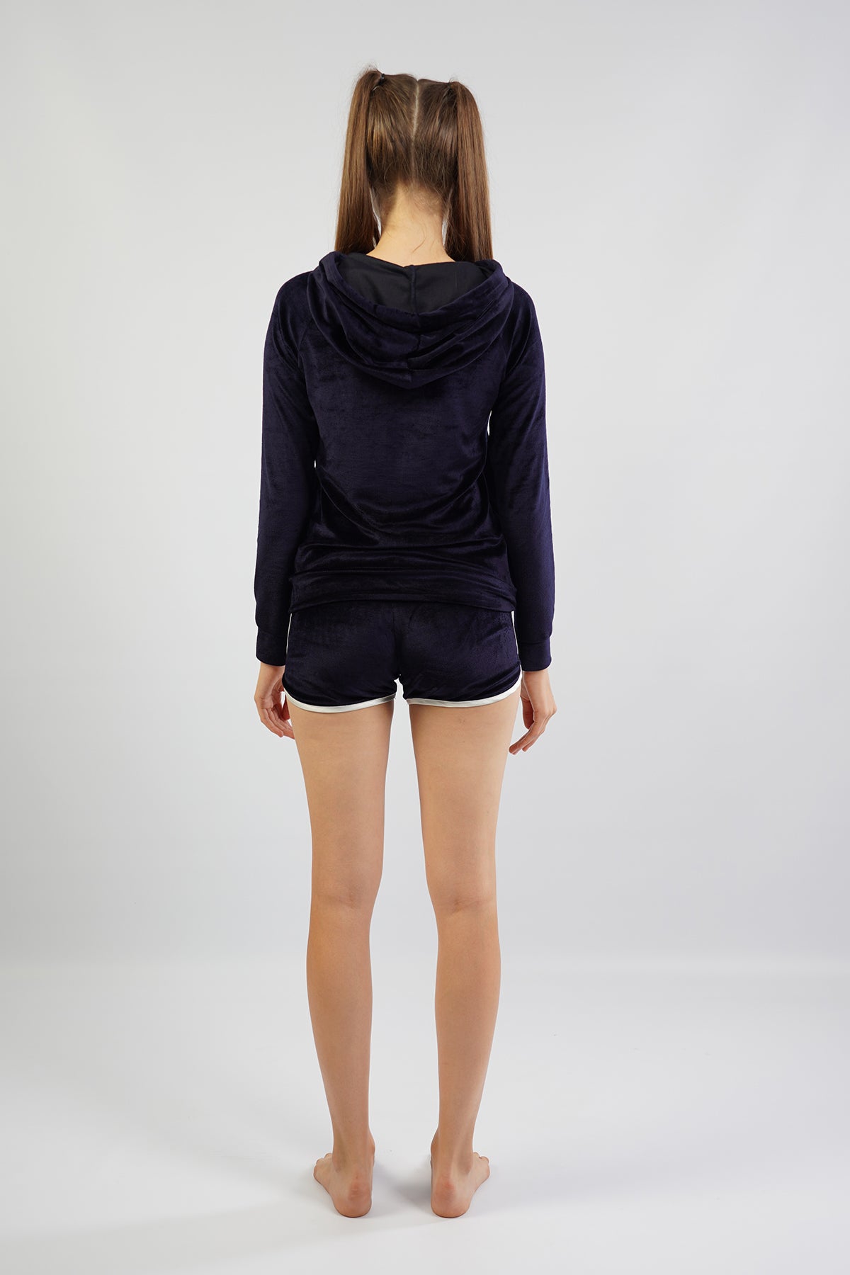 Woman Velvet Short Set
