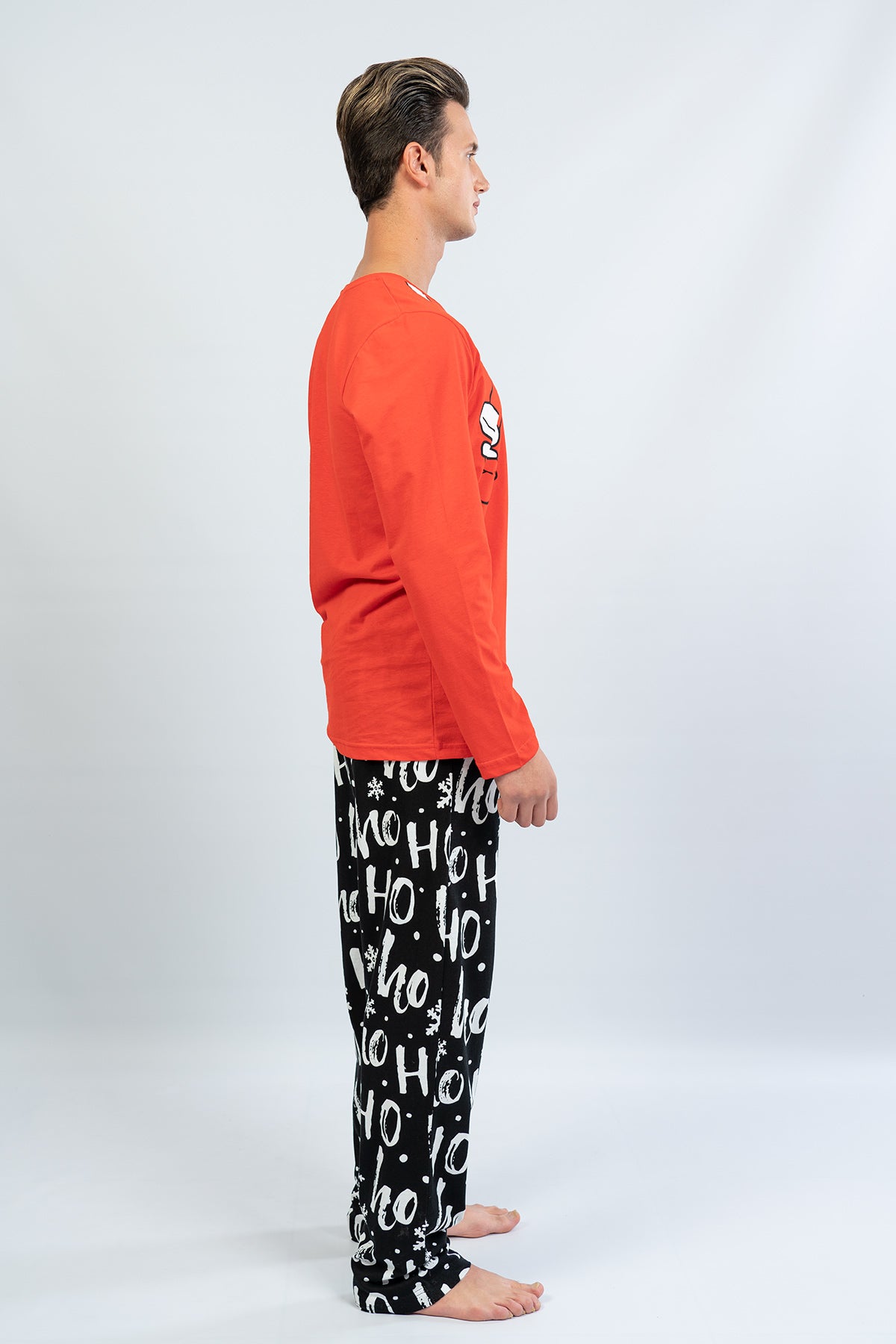 CEPLI ERKEK P.SUPREM O YAKA UZUN KOL PIJAMA TAKIM