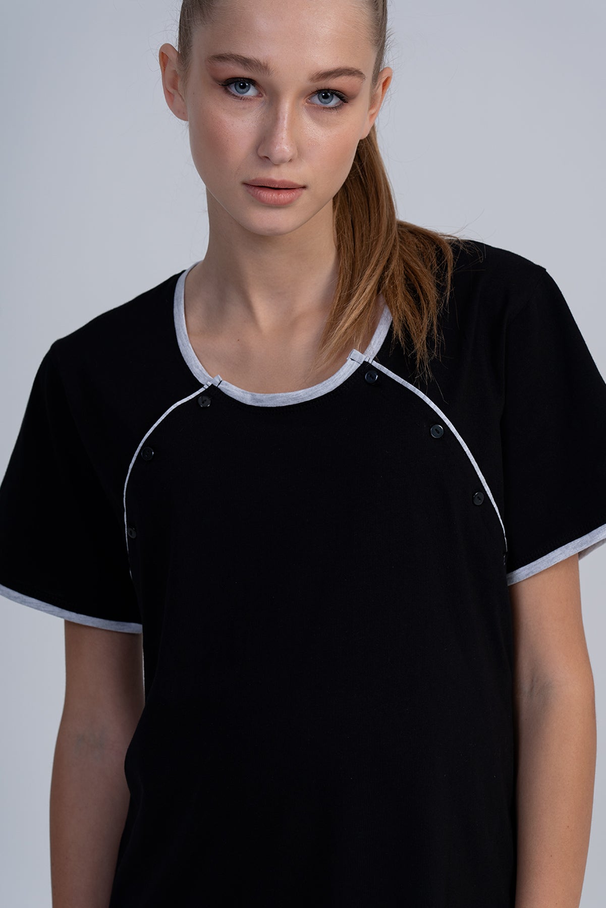 Woman Supreme Black Pregnant Tunic