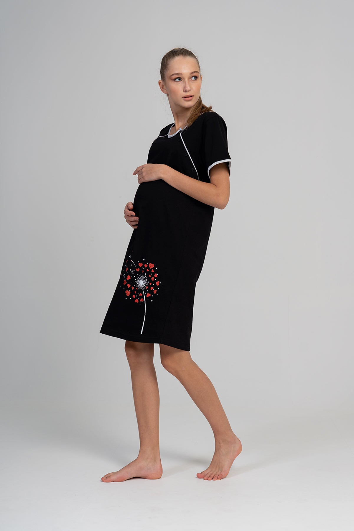 Woman Supreme Black Pregnant Tunic