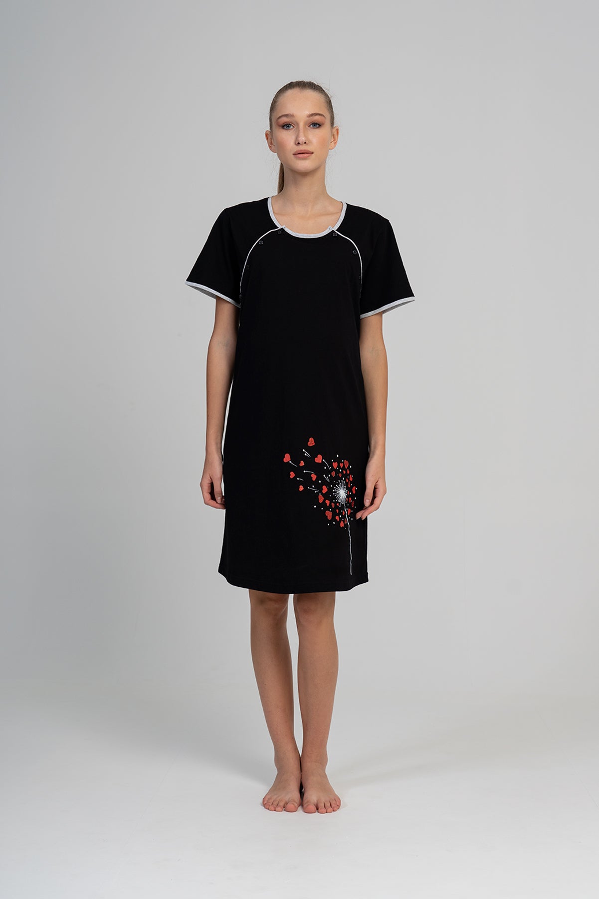 Woman Supreme Black Pregnant Tunic