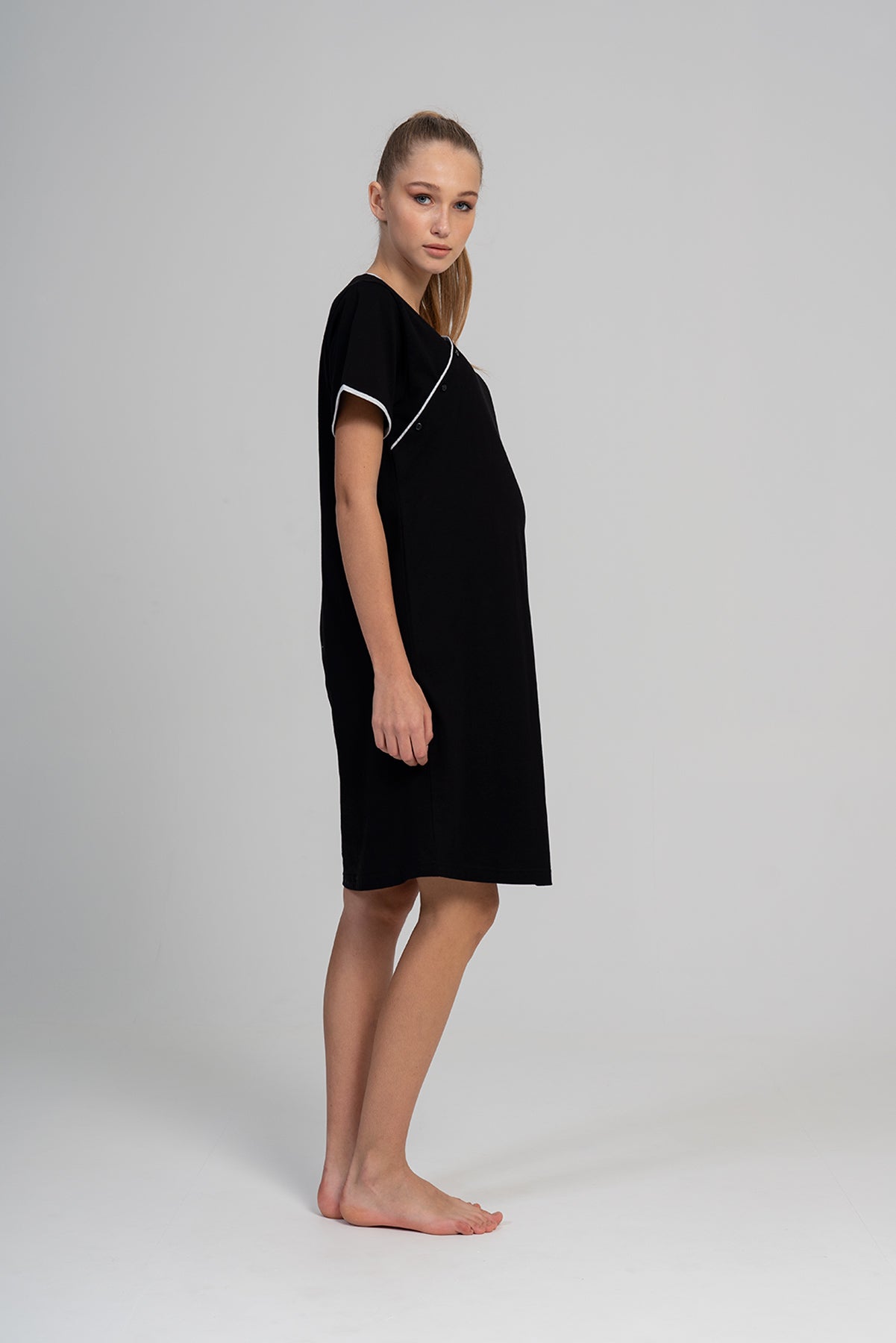 Woman Supreme Black Pregnant Tunic