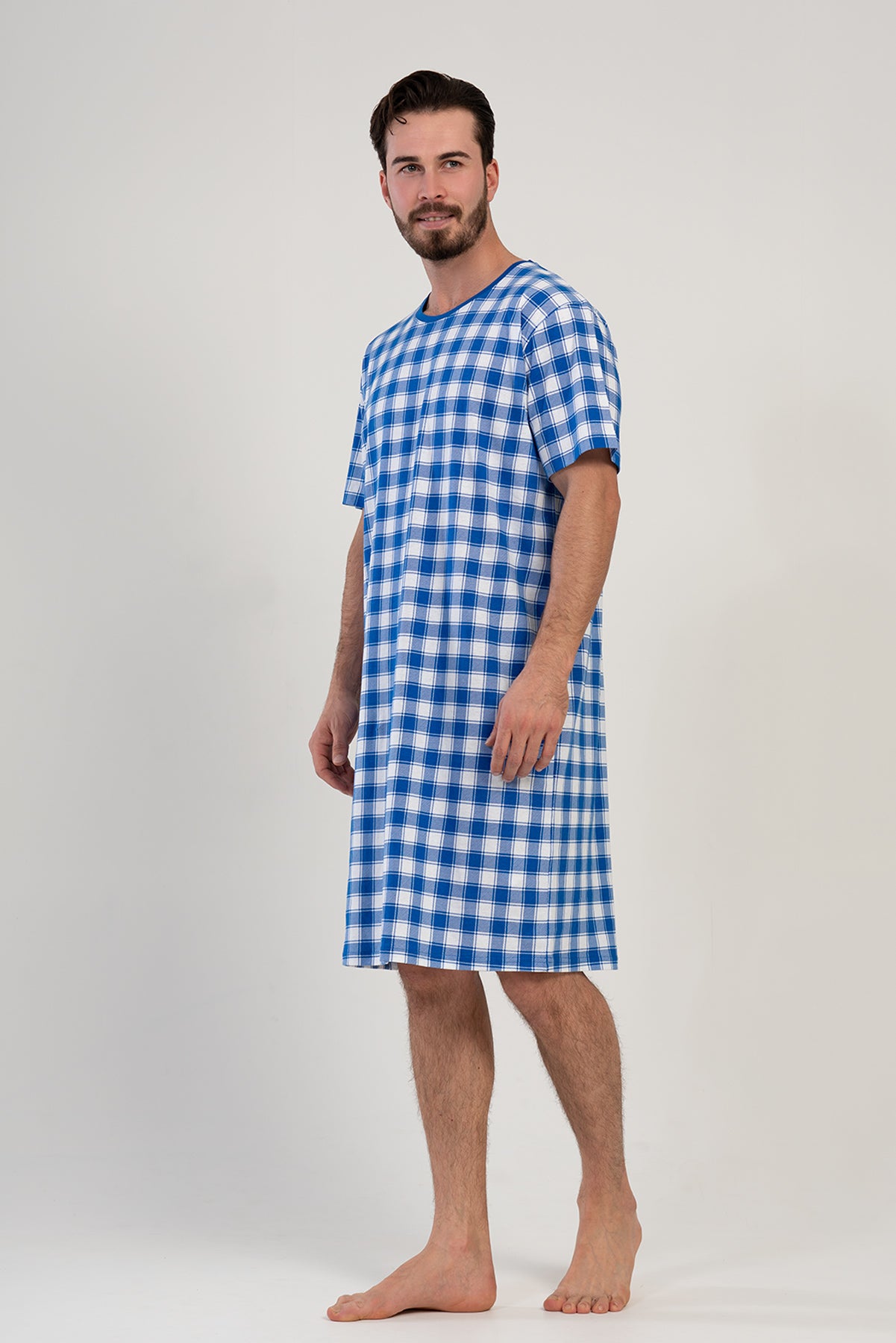 Man Plaid Tunic