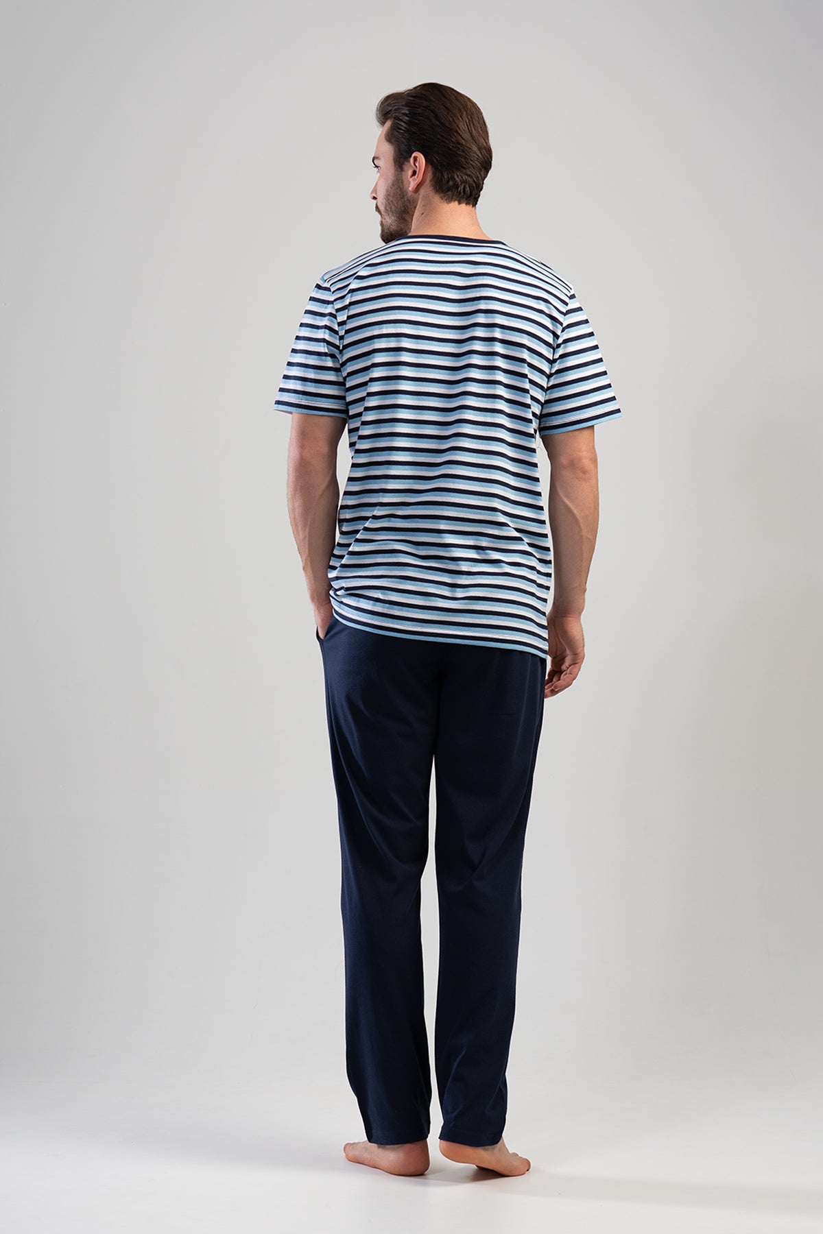 Man XXL Dress Blues Pyjama Set