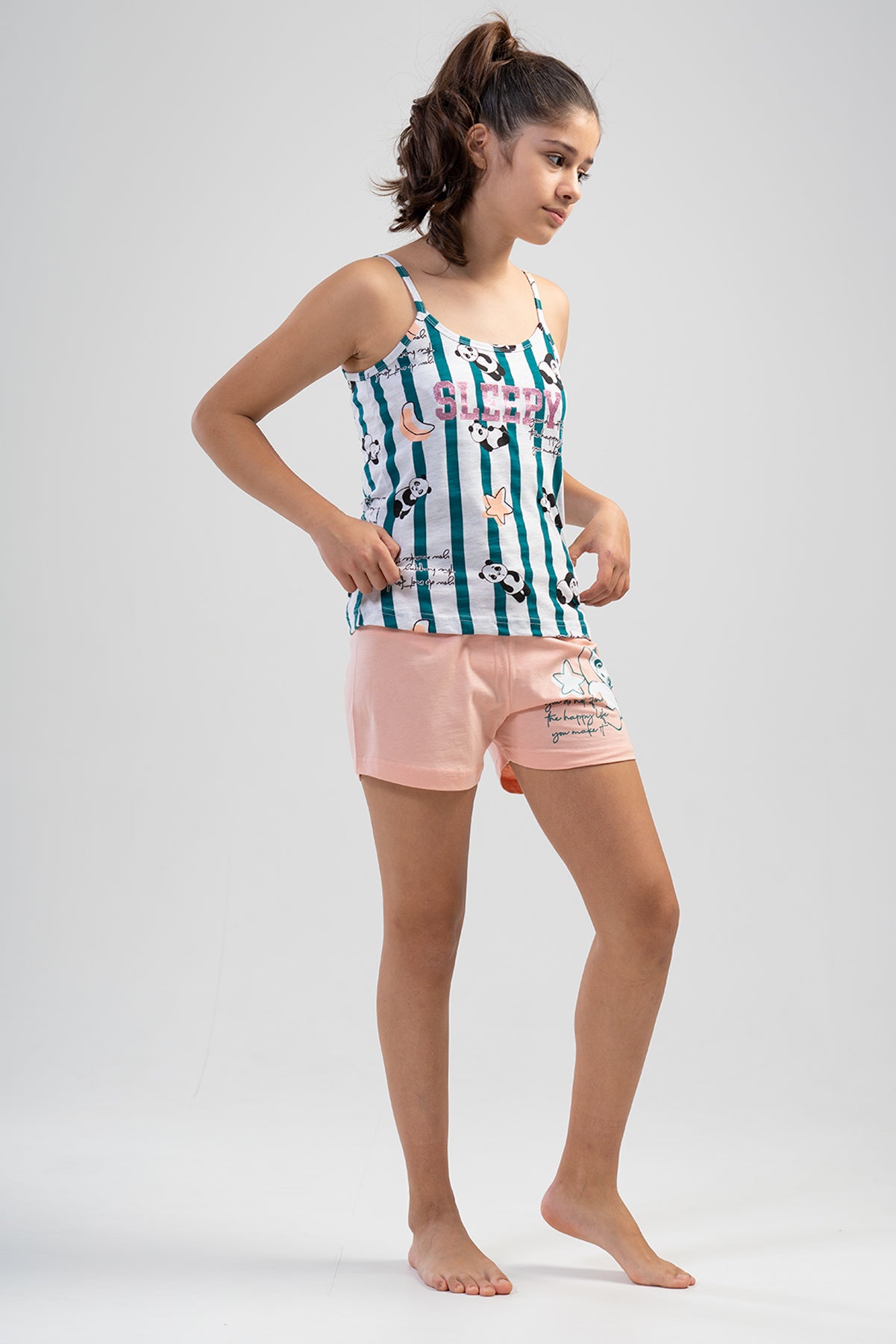 Kids' Girl Baby Pink Short Set