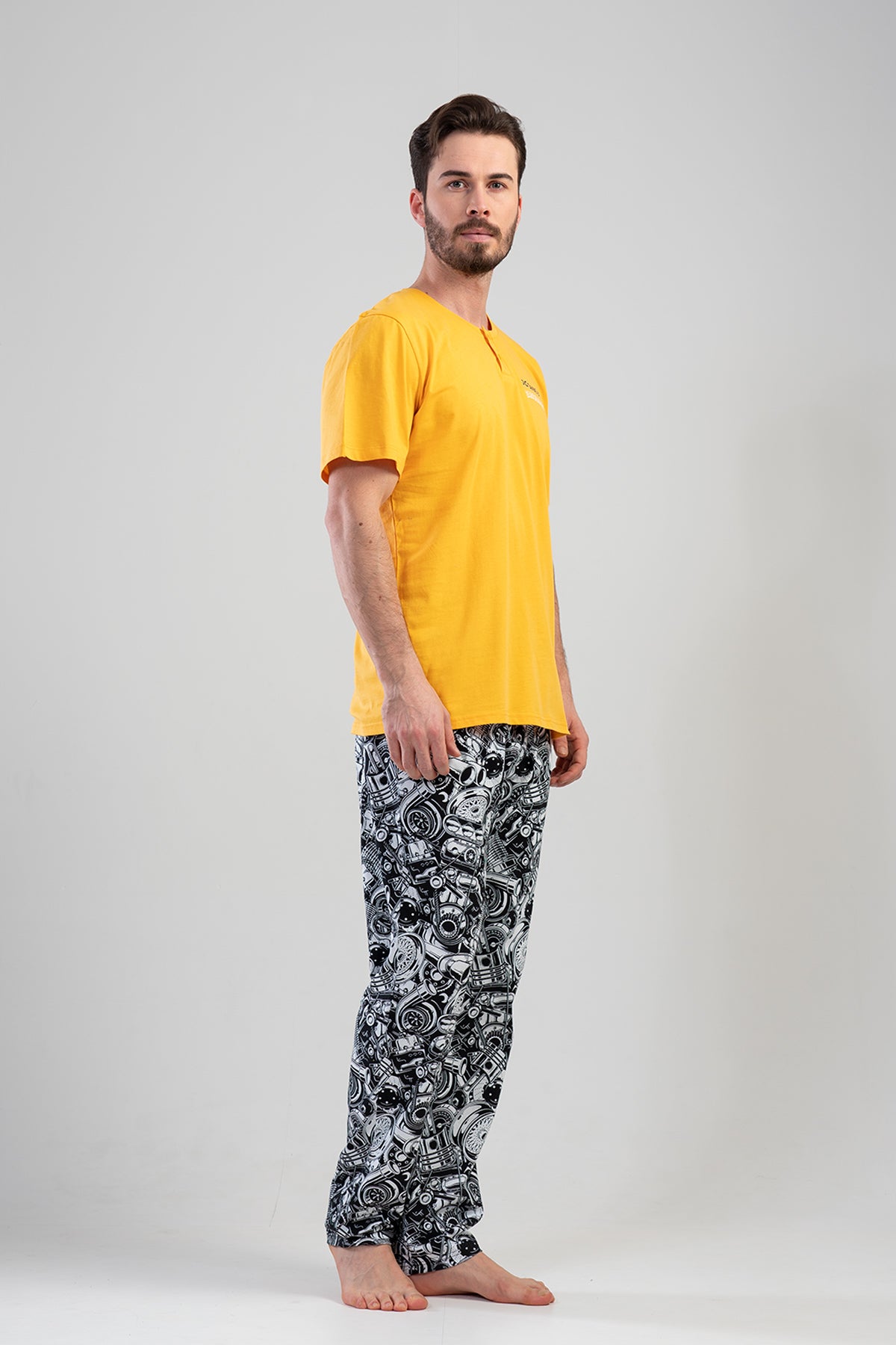 CEPLI ERKEK P.SUPREM PATLI KISA KOL PIJAMA TAKIM