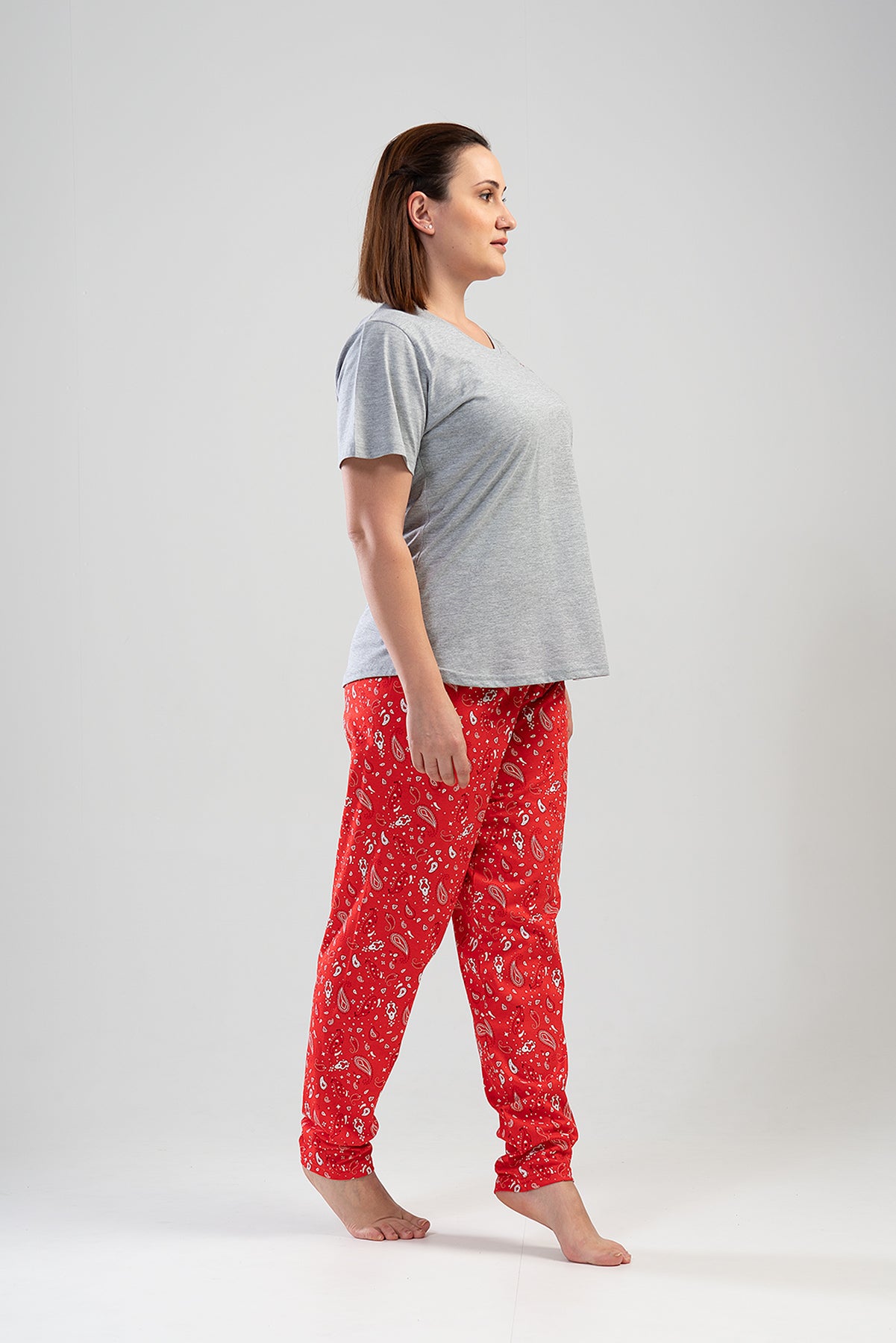 Woman Big Size Blam Pyjama Set