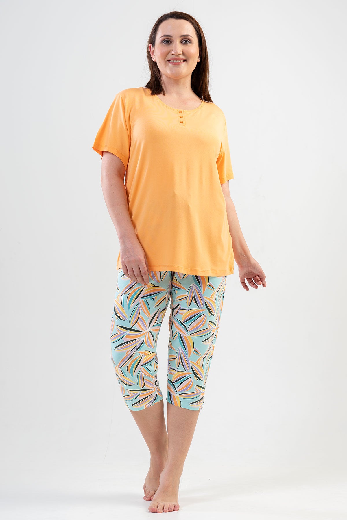 BAYAN LYC WORTEKS XXL PATLI O YAKA DUSUK OMUZLU KISA KOL KAPRI TAKIM