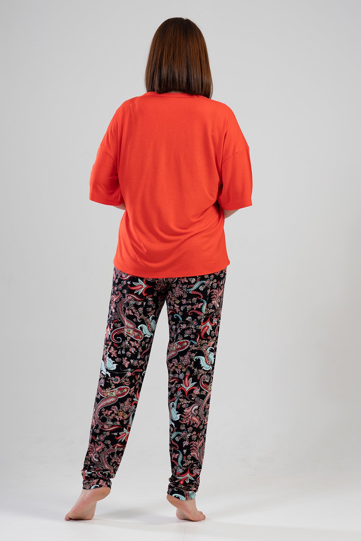 Woman Lycra Wortex Big Size Eres Pyjama Set