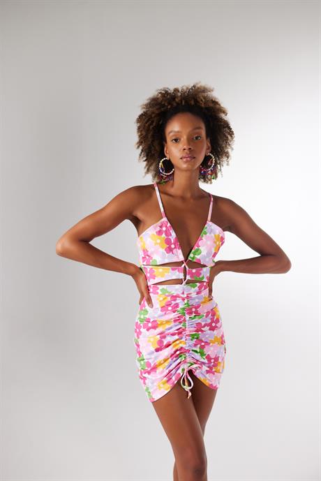 Verano Elbise Pembe