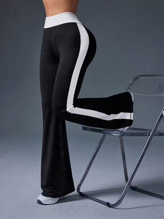 Women's High-Waisted Bootcut Scuba Leggings