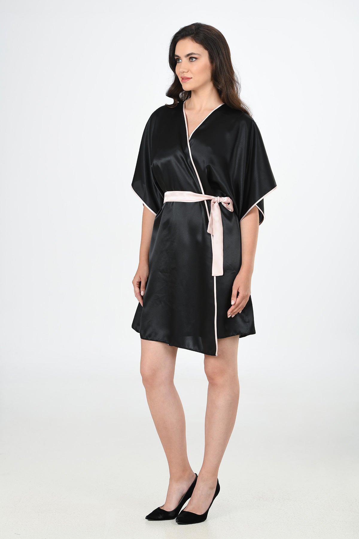 Woman Satin Luxury Dressing Gown
