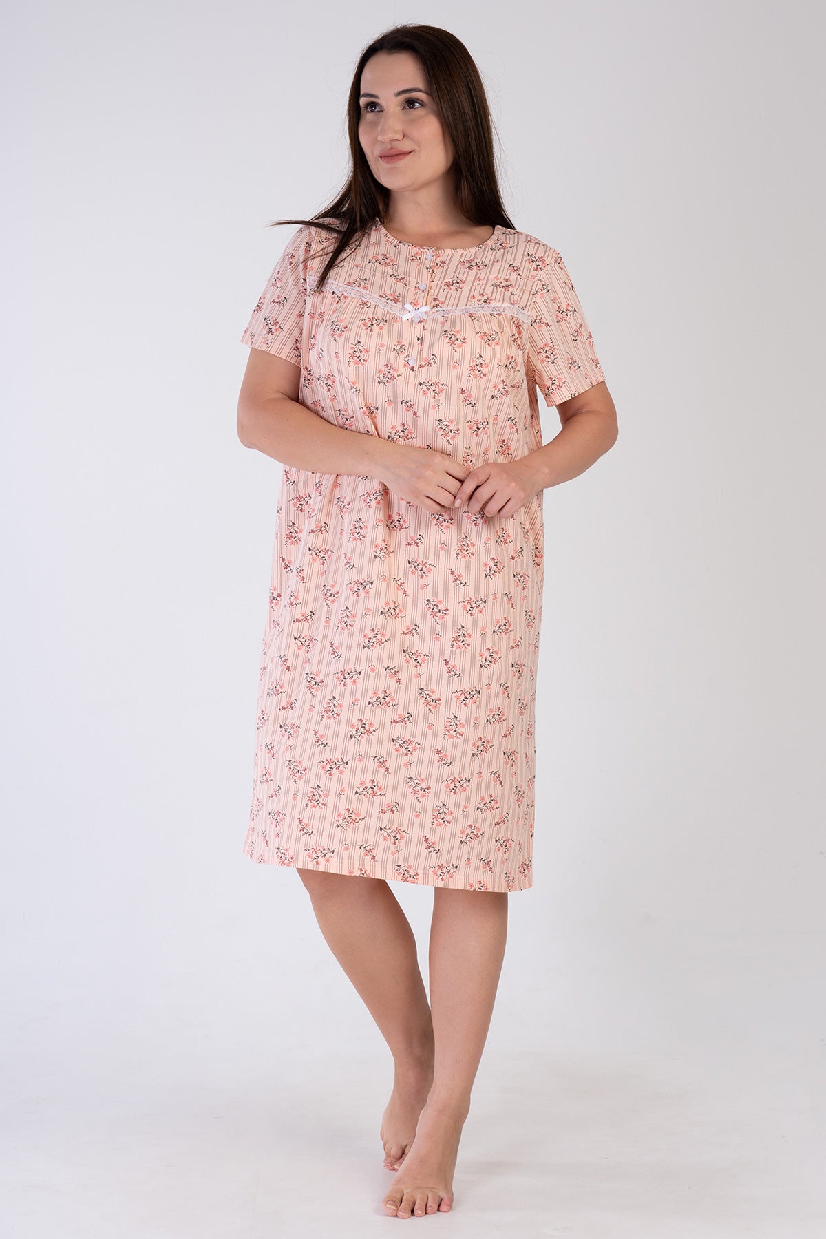 Woman Big Size Rosia Nightgown