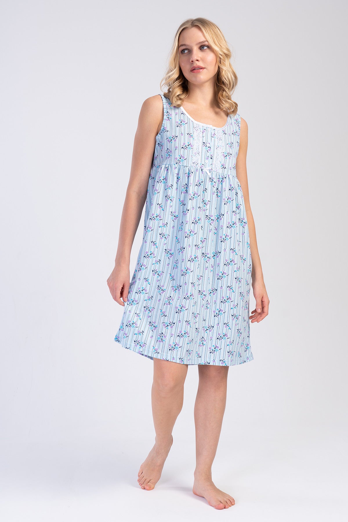 Woman Befa Nightgown