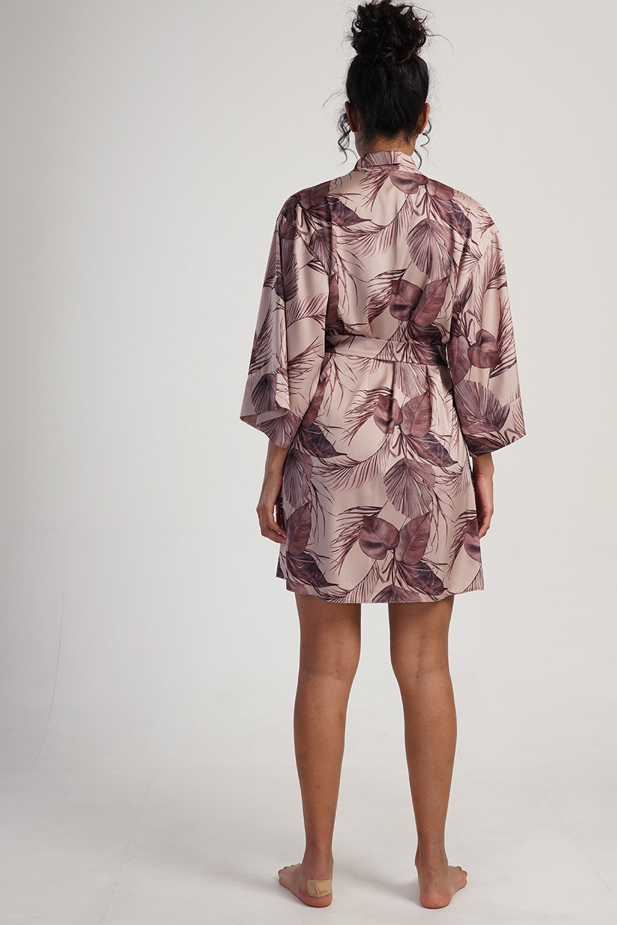 KADIN SATEEN UZUN KOL TEK SABAHLIK