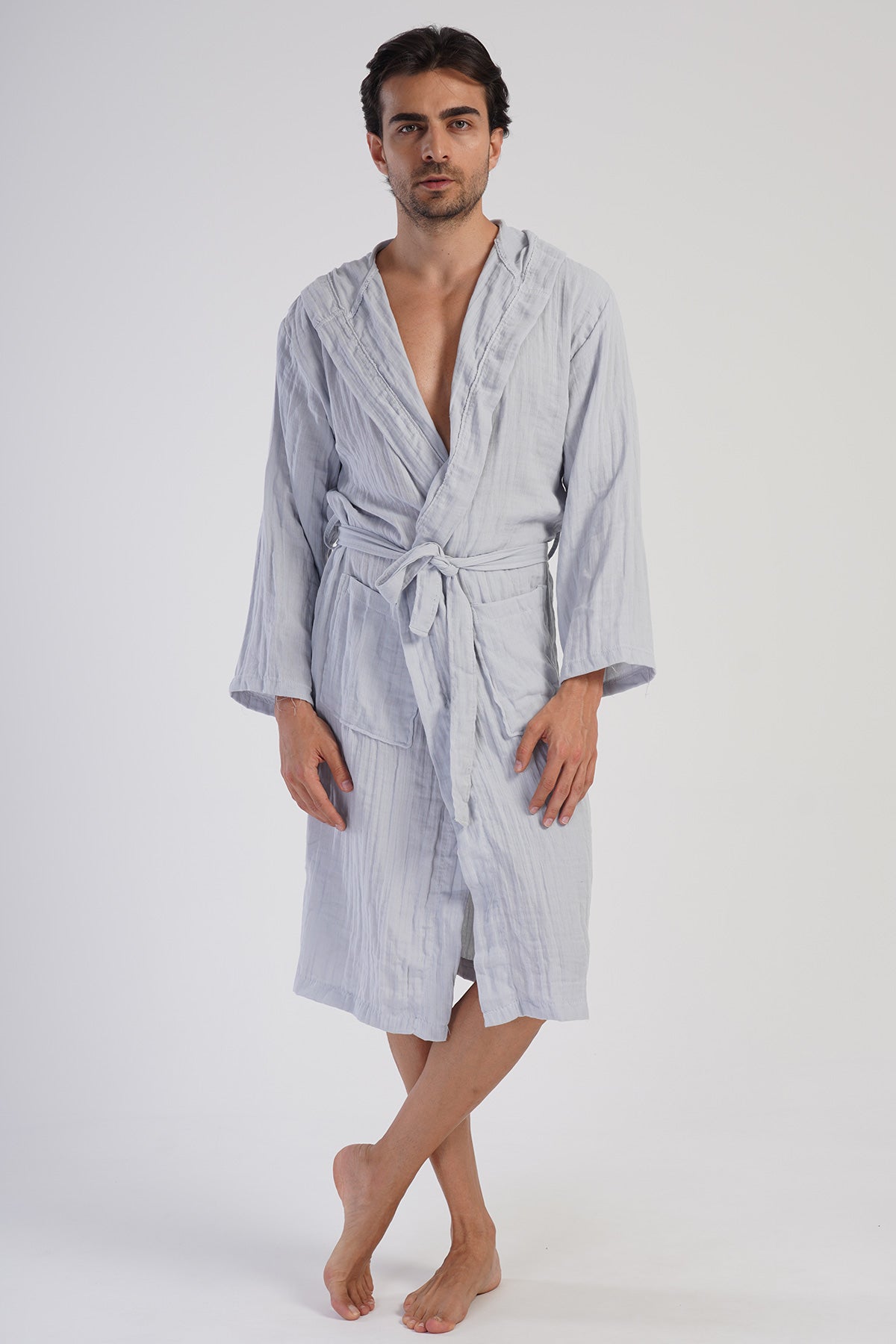 Woman Muslin Dega Bathrobe