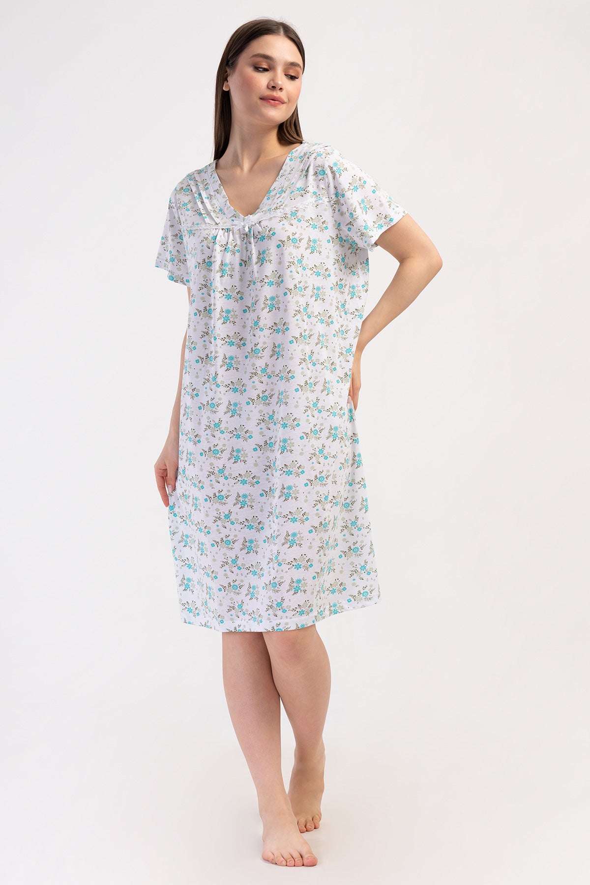 Woman Cotton Anna Grandma Nightgown