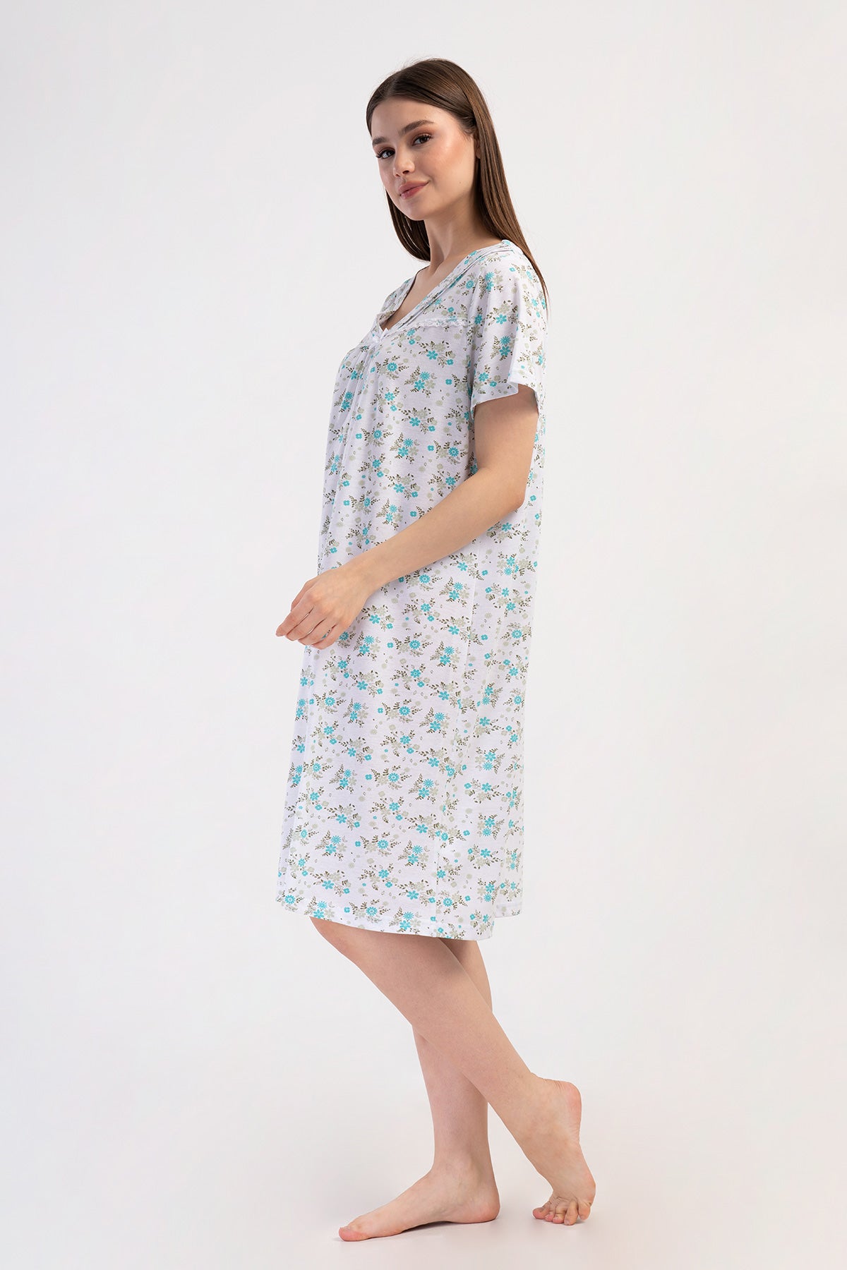 Woman Cotton Anna Grandma Nightgown