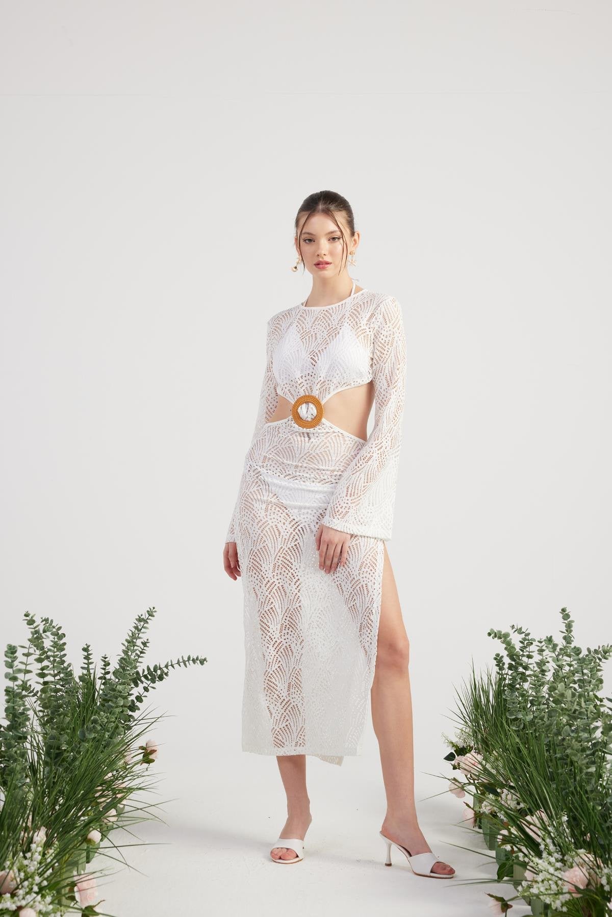 Adeline Elbise Beyaz