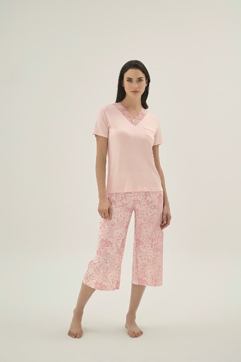 16886 KADIN KISA PİJAMA TAKIM