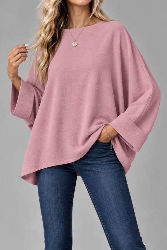Oversize Yarasa Kol Bluz