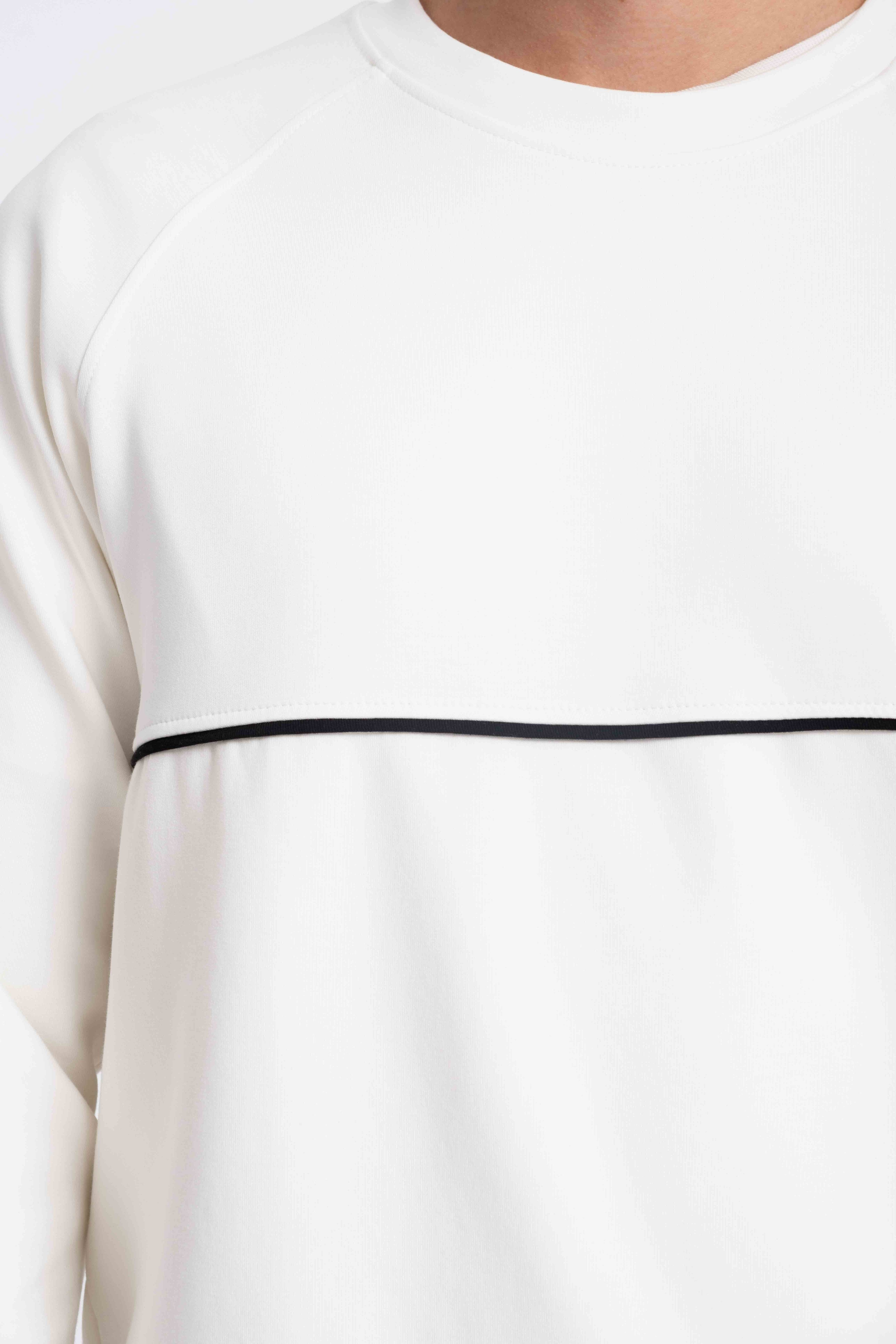 9564 JS 0 YAKA BİYELİ LYC DOUBLE FACE SWEAT