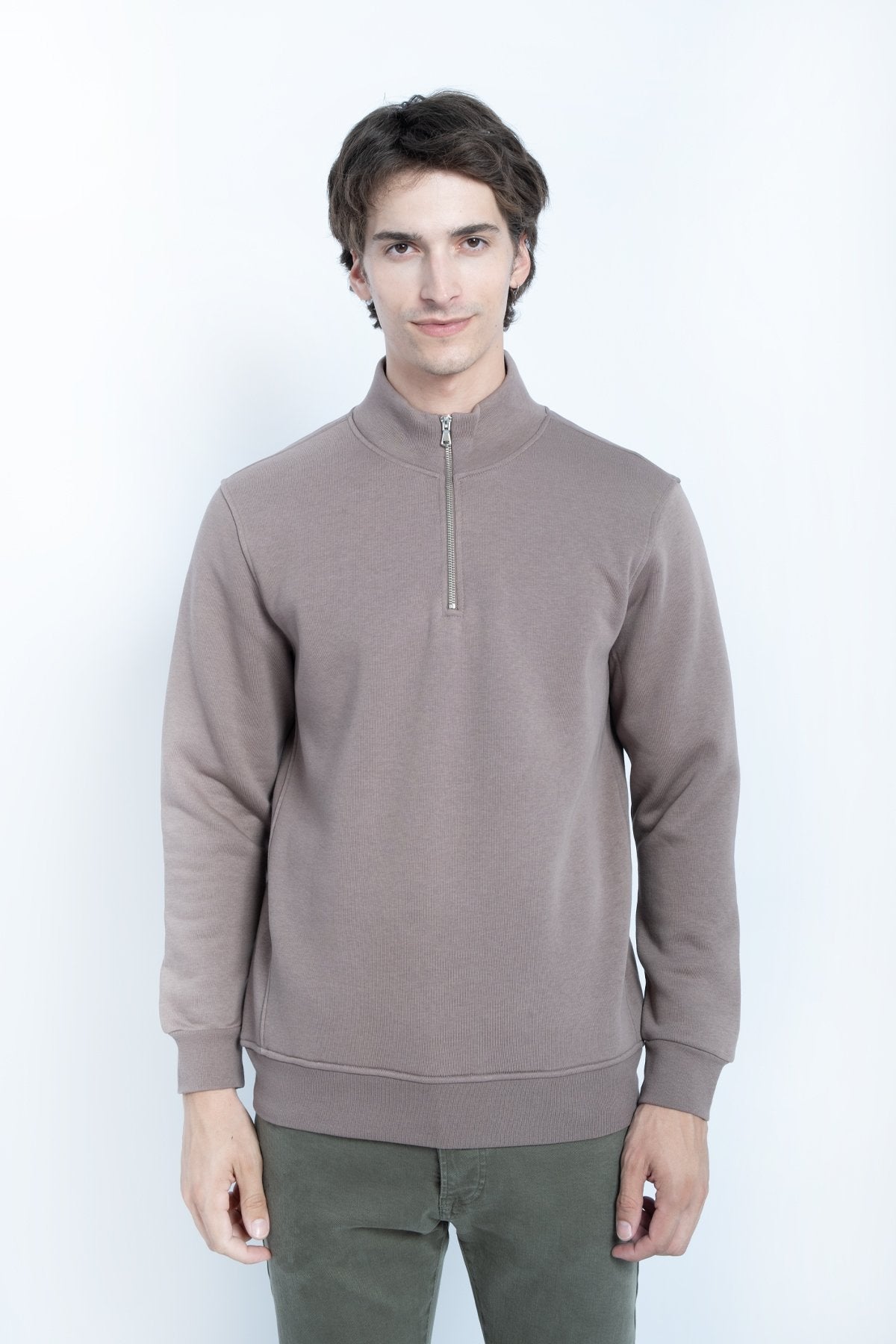 9509 JS DİK YAKA  3 İPLİK METAL FERMUAR