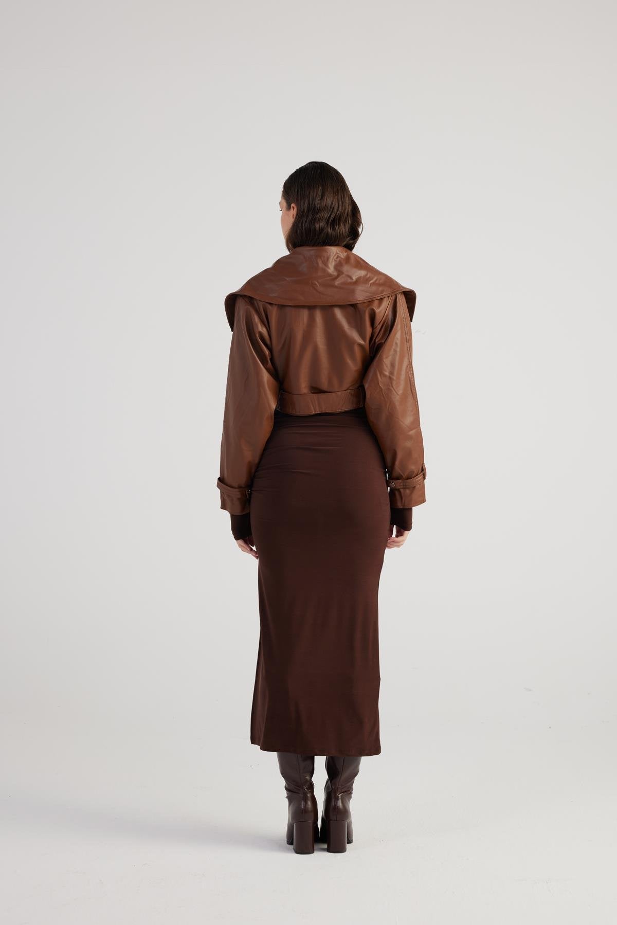 Neeko Deri Ceket Kahve