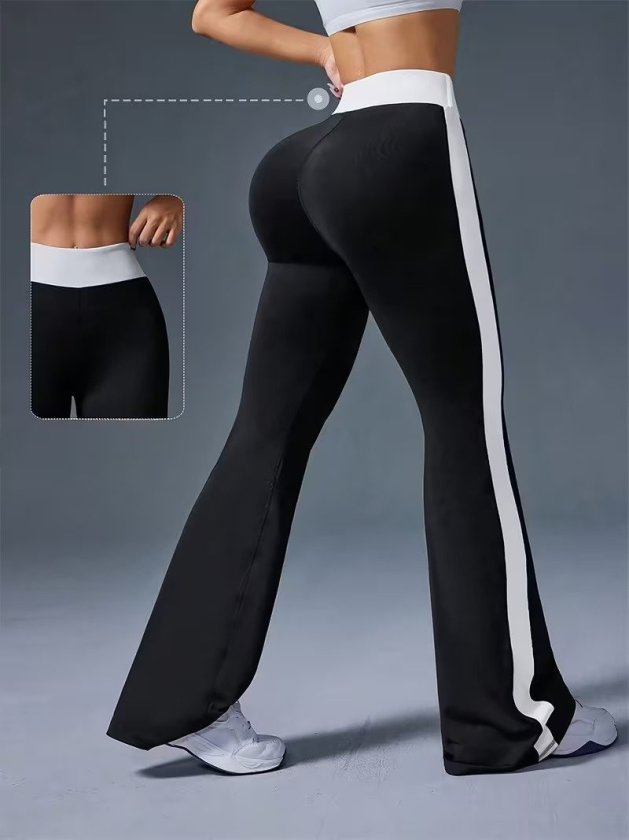 Women's High-Waisted Bootcut Scuba Leggings